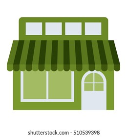 Isolated green store design