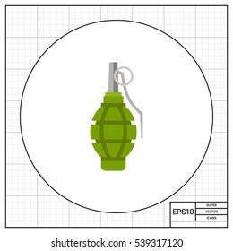 Isolated Grenade Icon
