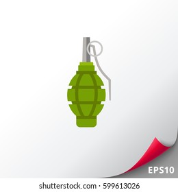 Isolated Grenade Icon