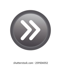 an isolated grey label with a web icon