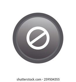 an isolated grey label with a web icon