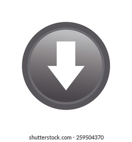 an isolated grey label with a web icon