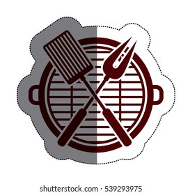 Isolated grill and tools design