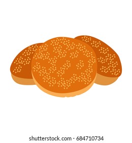 Isolated group of bakery cookies, Vector illustration