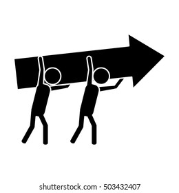 Isolated group of pictograms design