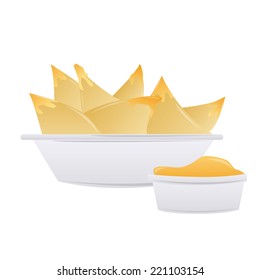 an isolated group of tacos on a white background