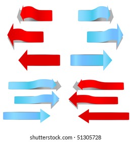 isolated grow arrows stat financial graph.Vector illustration.