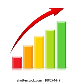 Business Graph Ups Downs Easy Edit Stock Vector (Royalty Free) 75705985