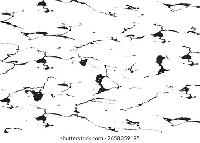 Textura isolada Grunge Crack em fundo branco