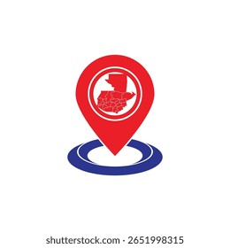 Isolated guatemala map icon, vector illustration design