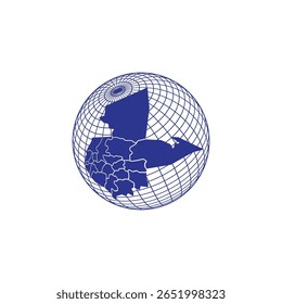 Isolated guatemala map icon, vector illustration design