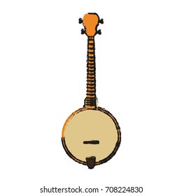Isolated Guitar design