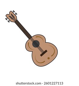 Isolated guitar mexican vector illustration