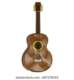 isolated guitar music instrument