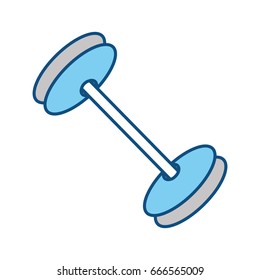 isolated gym weight