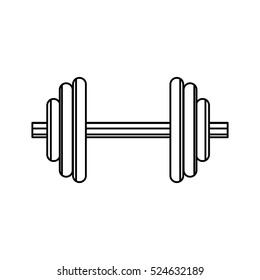 isolated gym weight icon vector illustration graphic design