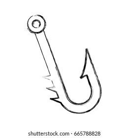 isolated hacker fishing hook