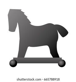 isolated hacker horse virus