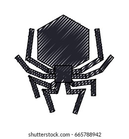 isolated hacker virus spider