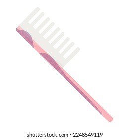 Isolated hair brush icon Flat design Vector