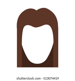 isolated hairstyle icon image 