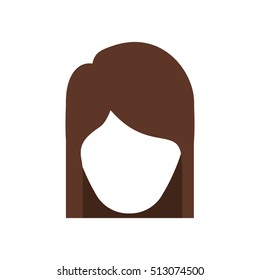 isolated hairstyle icon image 