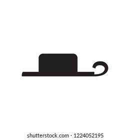 Isolated half rest musical note. Vector illustration design