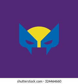 Isolated halloween costume on a colored background