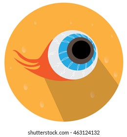 Isolated halloween icon on a stamp, Vector illustration