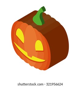 Isolated halloween icon on a white background