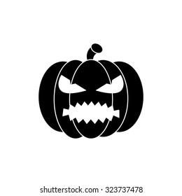 Isolated Halloween icon on a white background