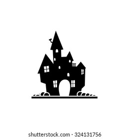 Isolated Halloween icon on a white background
