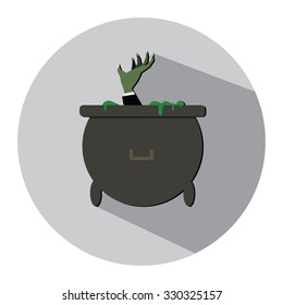 Isolated halloween icon on a white background