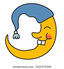 isolated halloween icon in vector. halloween design element. character in doodle style. minimalistic icon for website sticker logo mascot poster.