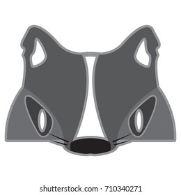 Isolated halloween werewolf mask on a white background, Vector illustration