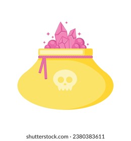 Isolated halloween witch cauldron icon Vector illustration