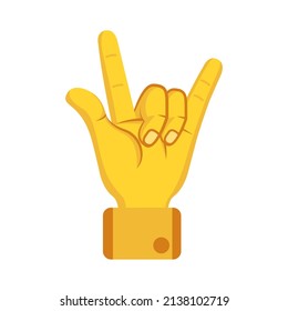 Isolated hand cartoon icon doing a gesture Vector illustration