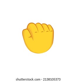 Isolated hand cartoon icon doing a gesture Vector illustration