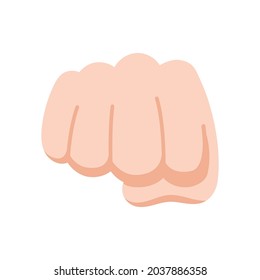 Isolated hand doing sign language Vector illustration