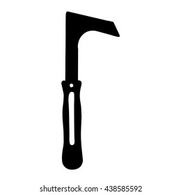 isolated hand tool silhouette