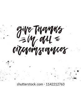 Isolated hand written quote - can be used on thanks giving card or invitation. Great housewarming poster design.