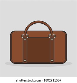 Isolated handbag symbol icon design
