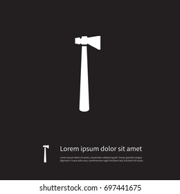 Isolated Handle Hit Icon. Instrument Vector Element Can Be Used For Instrument, Handle, Hammer Design Concept.