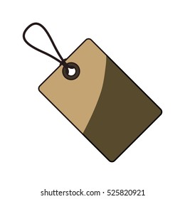 Isolated hang label design