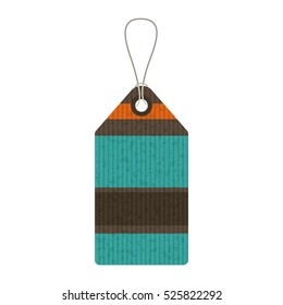 Isolated hang label design