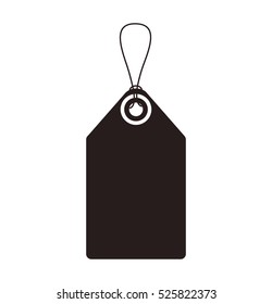 Isolated hang label design