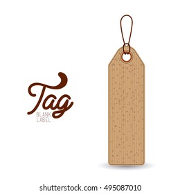 Isolated hanging tag design