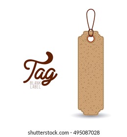 Isolated hanging tag design