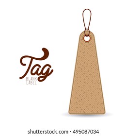 Isolated hanging tag design
