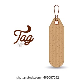 Isolated hanging tag design